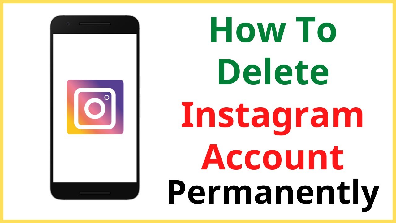 How to Delete instagram account on iPhone